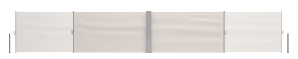 Tenda da sole bifacciale 120 x 800 cm beige