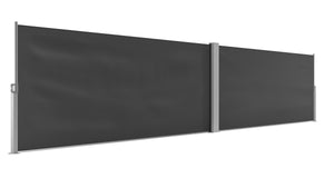 Tenda da sole bifacciale 120 x 800 cm antracite