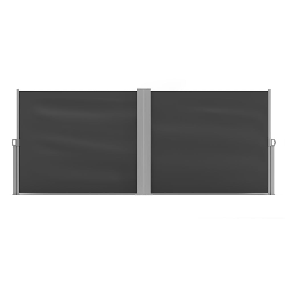 Doppelseitenmarkise 120 x 800 cm anthrazit