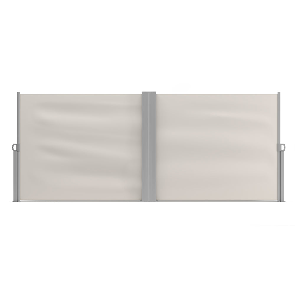 Doppelseitenmarkise 120 x 800 cm beige