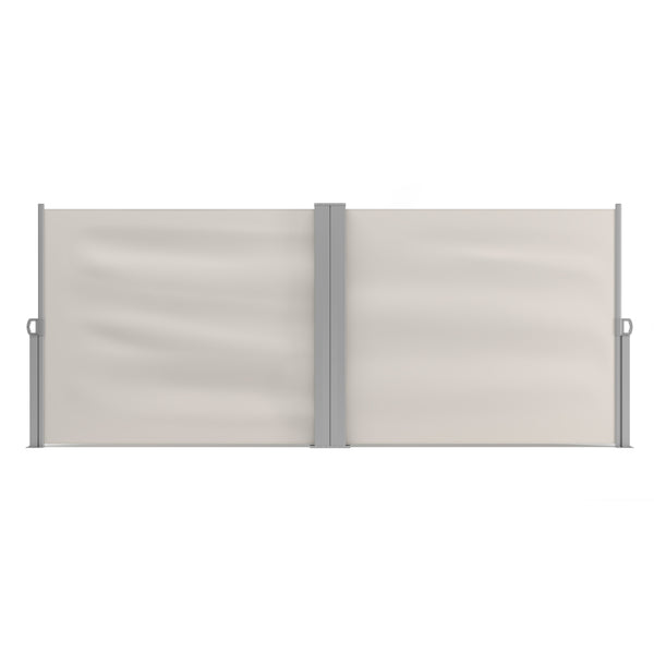 Tenda da sole bifacciale 120 x 800 cm beige