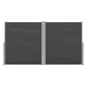 Tenda da sole bifacciale 160 x 600 cm antracite