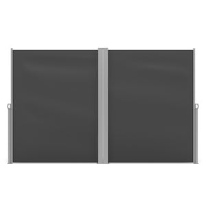 Tenda da sole bifacciale 180 x 600 cm antracite