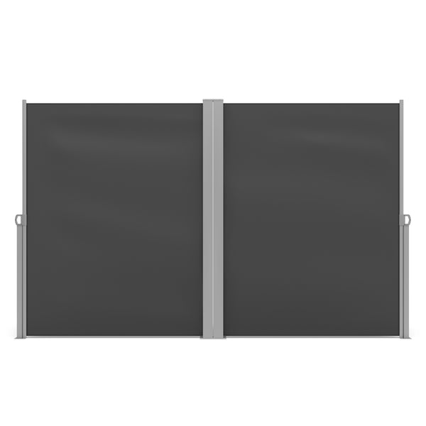 Tenda da sole bifacciale 180 x 600 cm antracite
