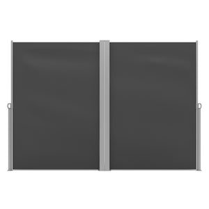 Tenda da sole bifacciale 200 x 600 cm antracite