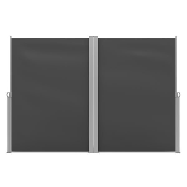 Tenda da sole bifacciale 200 x 600 cm antracite