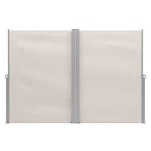 Double-sided awning 200 x 600 cm beige