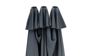 Doppel-Sonnenschirm anthrazit 460 x 270 cm