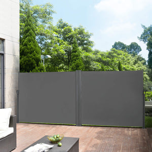 Tenda da sole laterale Alcazaba 160x300 cm grigia 