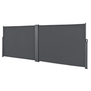 Doppelte Seitenmarkise Alcazaba 180x300cm Grau
