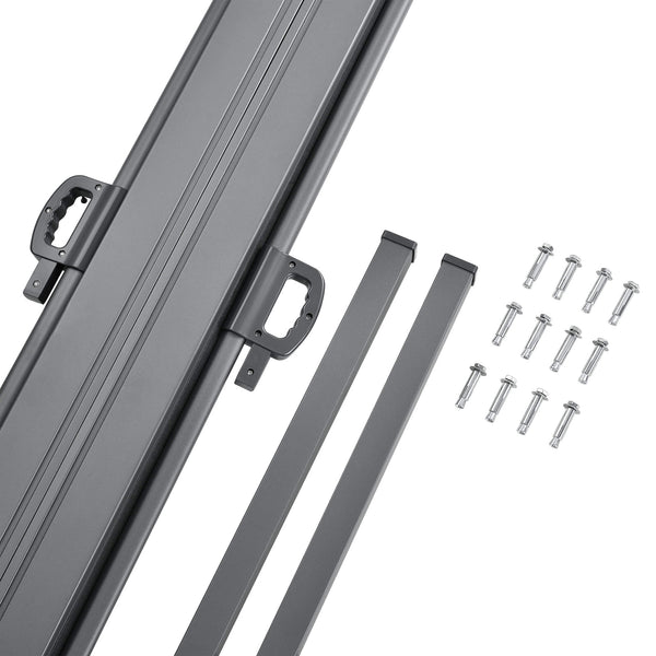 Doppelte Seitenmarkise Alcazaba 180x300cm Grau