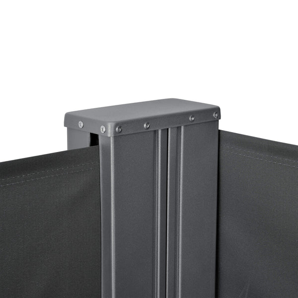 Doppelte Seitenmarkise Alcazaba 180x300cm Grau