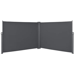 Doppelte Seitenmarkise Alcazaba 180x300cm Grau