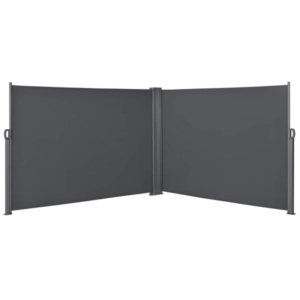 Doppelte Seitenmarkise Alcazaba 180x300cm Grau
