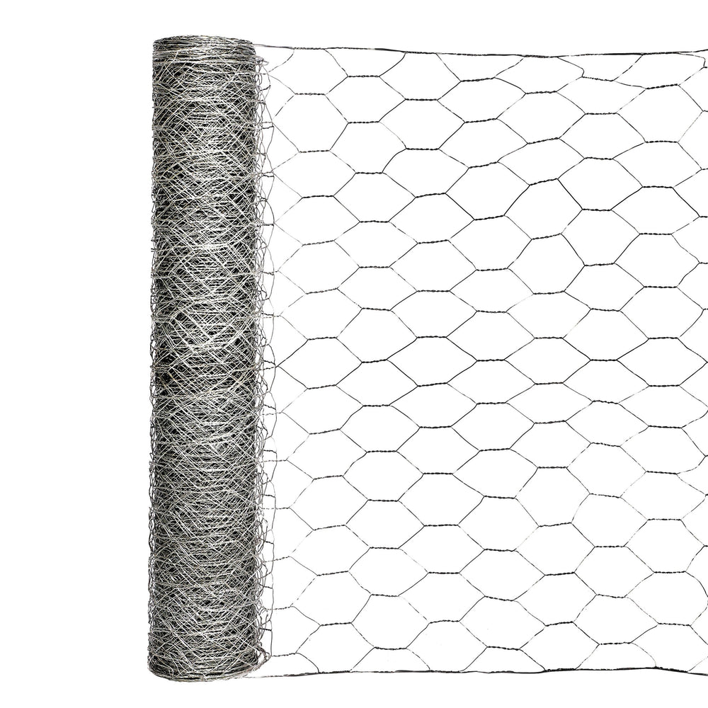 Wire mesh fence 3.8cm hexagon 1mx25m