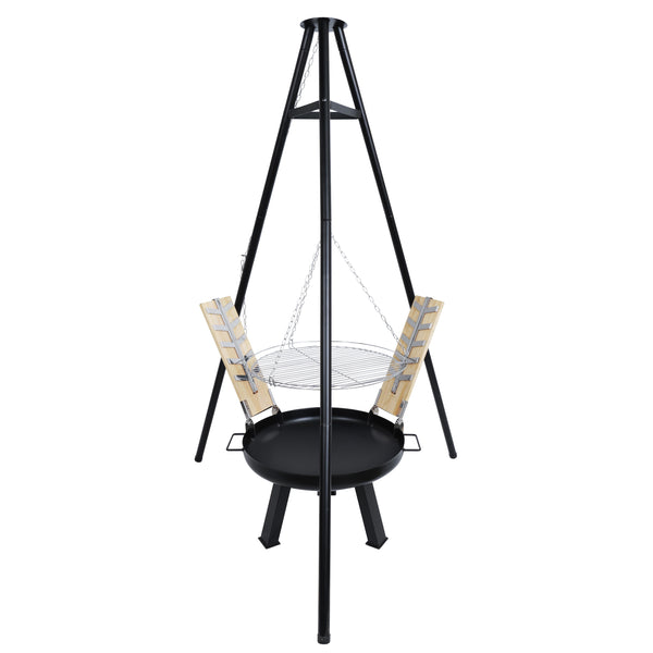 Dreibein 4-in-1 Grill mit Feuerschale