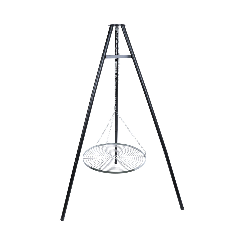 Tripod with grill grate 134 x 166 cm