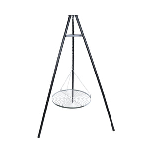 Dreibein mit Grillrost 134 x 166 cm