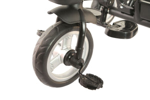 Poussette tricycle YUKI 2 en 1, bleu foncé