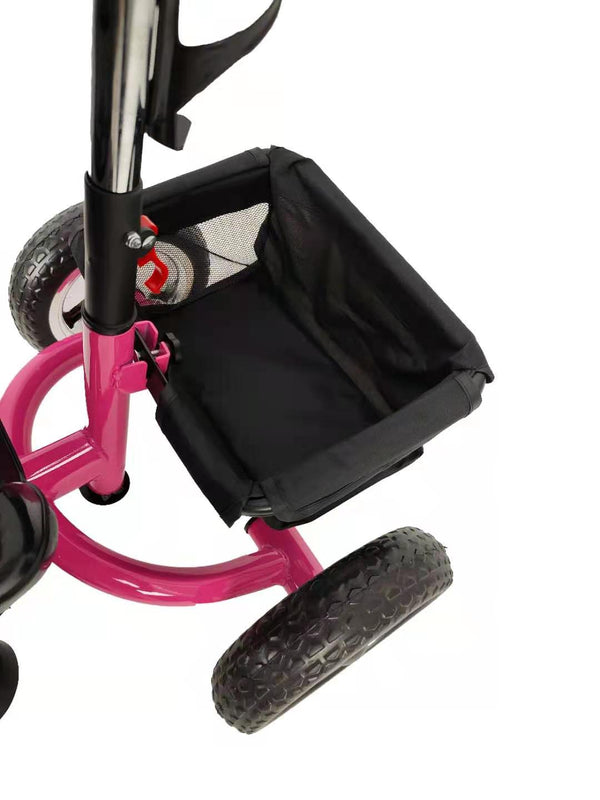 Poussette tricycle rose ELIA 2 en 1