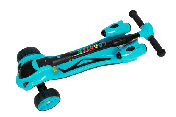 Scooter LED MUSIC Kids türkis
