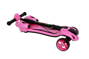 Scooter LED MUSIC Kids pink