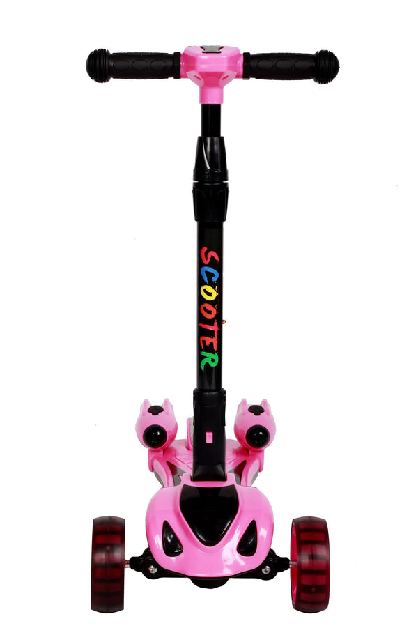 Scooter LED MUSIC Kids pink