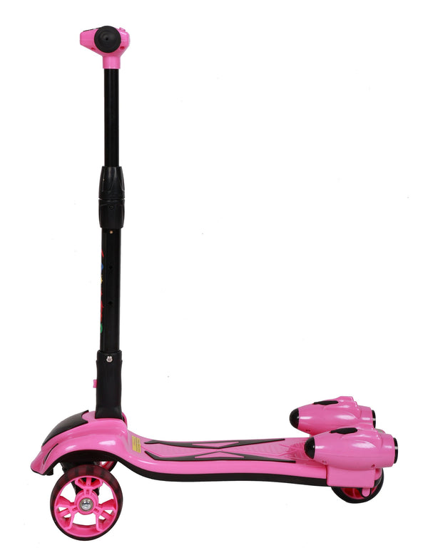 Scooter LED MUSIC Kids pink