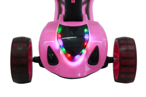 Scooter LED MUSIC Kids pink