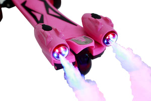Scooter LED MUSIC Kids pink
