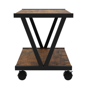 Druckerständer Vintage BONITA mit Rollen 44 x 28 x 28 cm