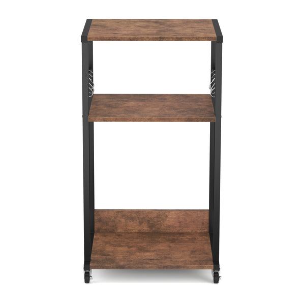 Druckerständer Vintage BONITA mit Rollen 44 x 82 x 30 cm