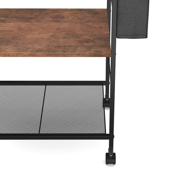 Druckerständer Vintage BONITA mit Rollen 52 x 81 x 40 cm