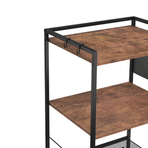 Druckerständer Vintage BONITA mit Rollen 52 x 81 x 40 cm