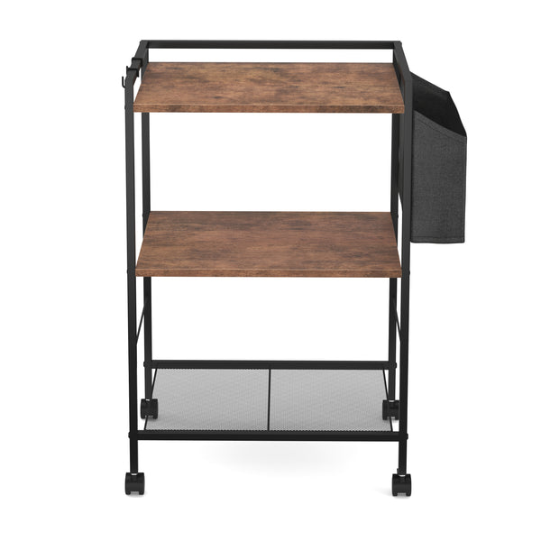 Druckerständer Vintage BONITA mit Rollen 52 x 81 x 40 cm