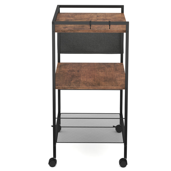 Druckerständer Vintage BONITA mit Rollen 52 x 81 x 40 cm