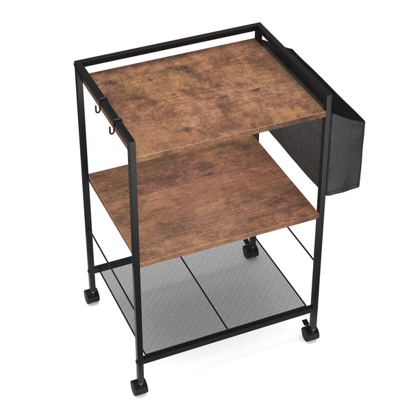 Druckerständer Vintage BONITA mit Rollen 52 x 81 x 40 cm