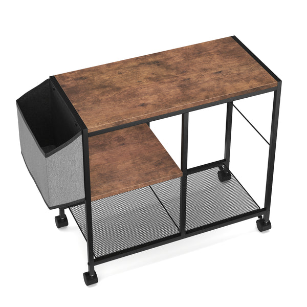 Druckerständer Vintage BONITA mit Rollen 63 x 60 x 30 cm