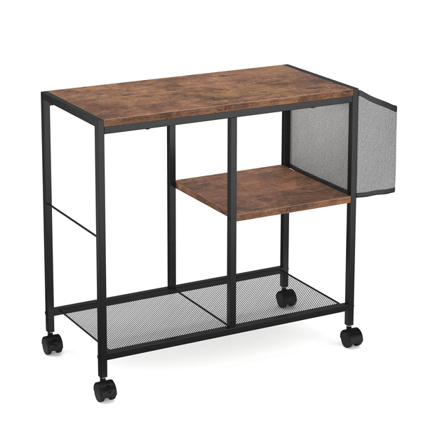 Druckerständer Vintage BONITA mit Rollen 63 x 60 x 30 cm