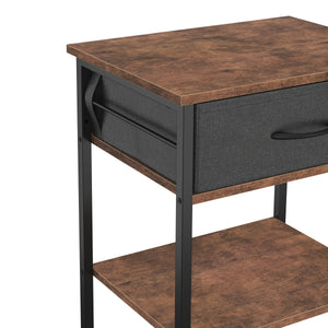 Druckerständer Vintage BONITA mit Schublade 40 x 70 x 30 cm
