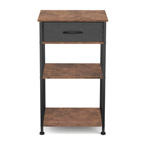 Druckerständer Vintage BONITA mit Schublade 40 x 70 x 30 cm