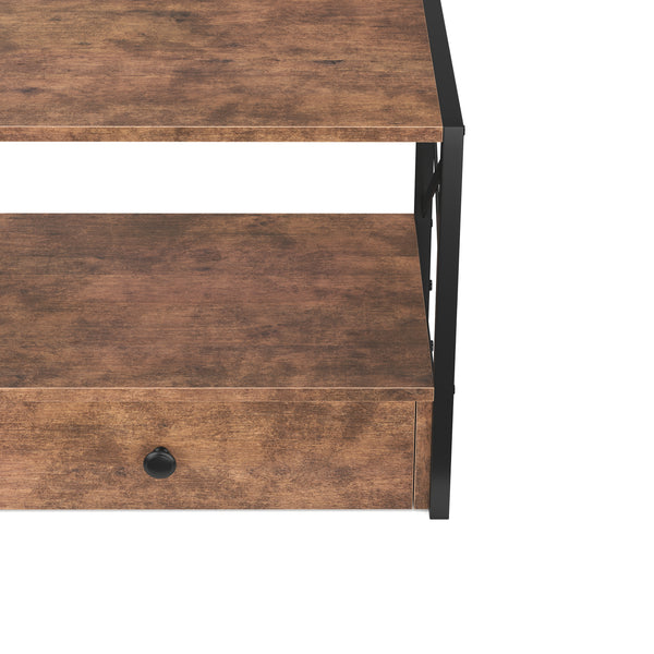 Druckerständer Vintage BONITA mit Schublade 44 x 33 x 29 cm