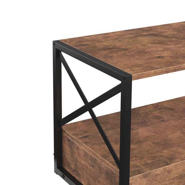 Druckerständer Vintage BONITA mit Schublade 44 x 33 x 29 cm