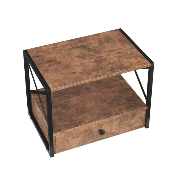 Druckerständer Vintage BONITA mit Schublade 44 x 33 x 29 cm