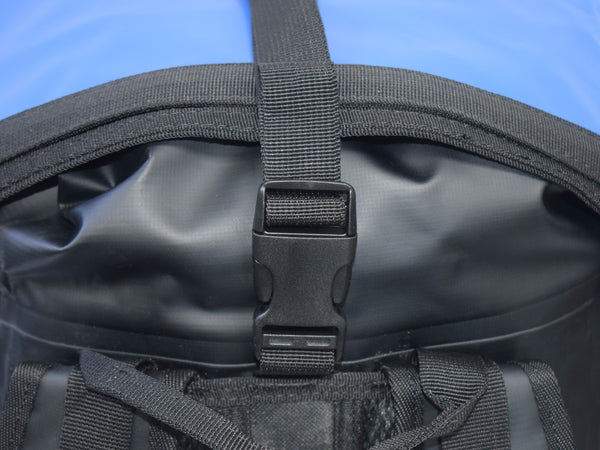 Dry Bag Rucksack wasserdicht blau/schwarz 35L