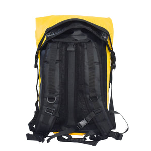 Dry Bag Rucksack wasserdicht gelb/schwarz 35L