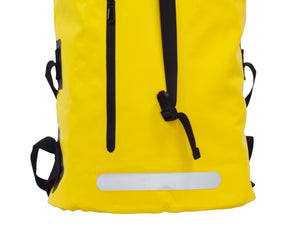 Dry Bag Rucksack wasserdicht gelb/schwarz 35L