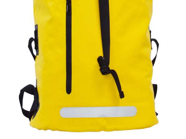 Dry Bag Rucksack wasserdicht gelb/schwarz 35L