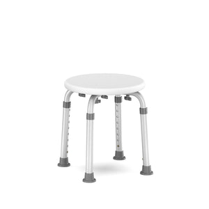 Duschhocker rund weiss