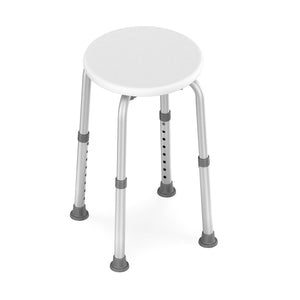 Duschhocker rund weiss